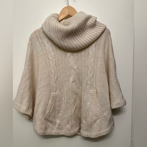 H&M Cream Knit sweater/poncho